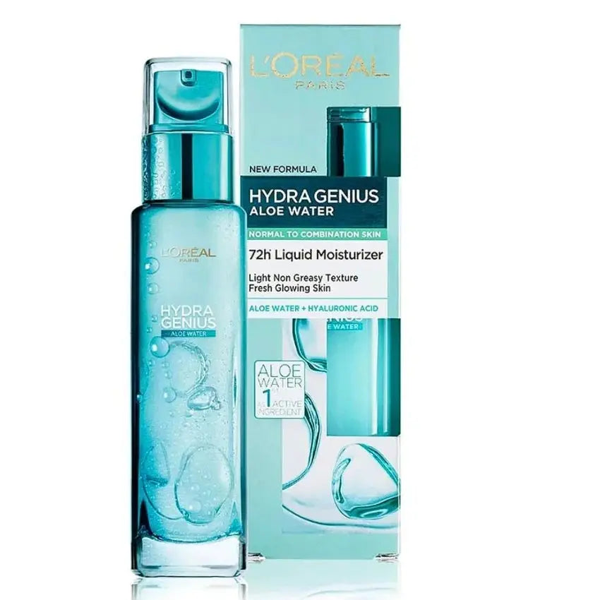 DERMO EXPERTISE
L’oreal Paris Hydra Genius Hyaluronic Acid + Aloe Liquid Moisturiser Trendy