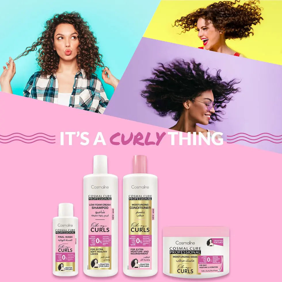 Cosmaline Oh My Curls Low Foam Cream Shampoo Trendy