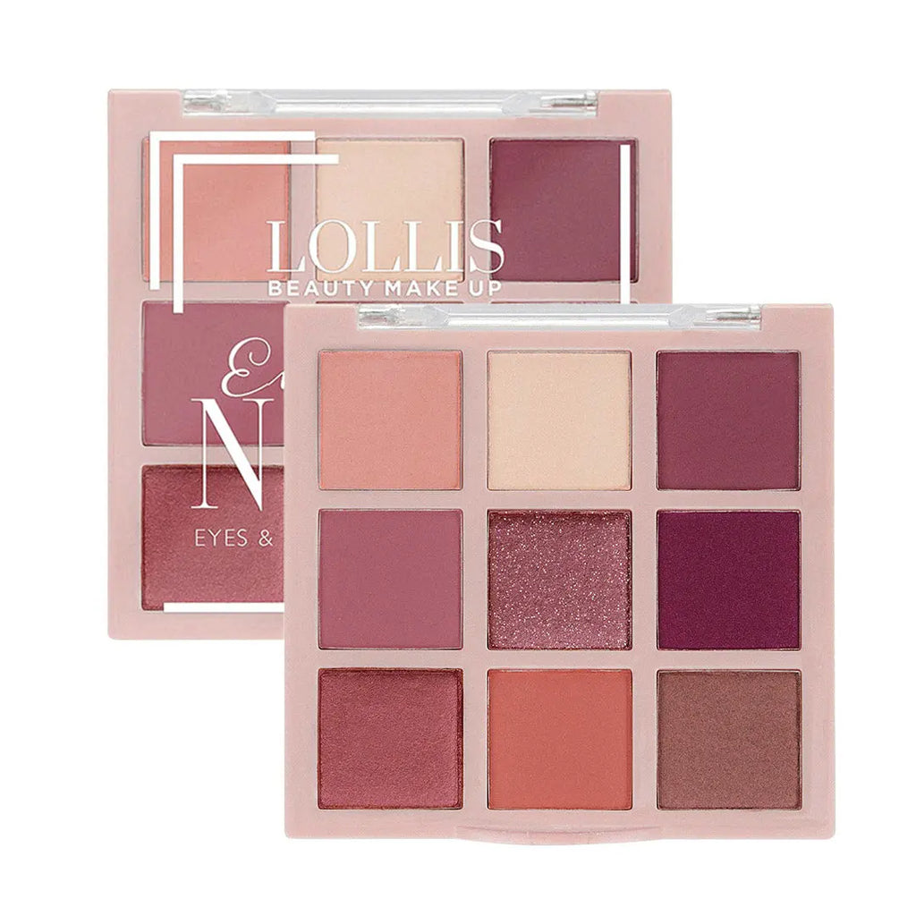 LOLLIS Emotions Nude Eyes & Cheeks Blush Palette Trendy