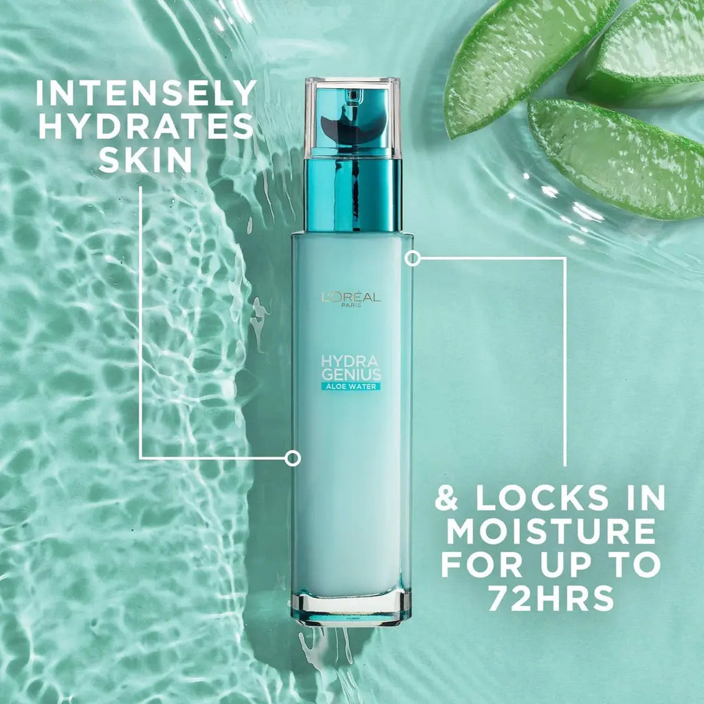 DERMO EXPERTISE
L’oreal Paris Hydra Genius Hyaluronic Acid + Aloe Liquid Moisturiser Trendy