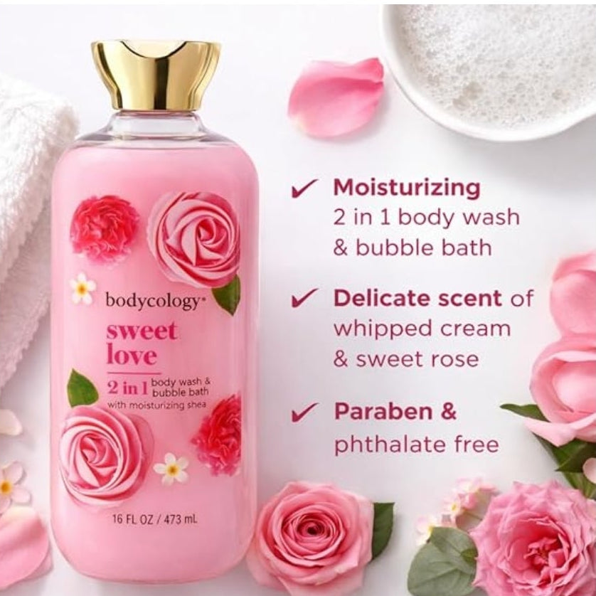 Bodycology 2-in-1 body wash and bubble bath