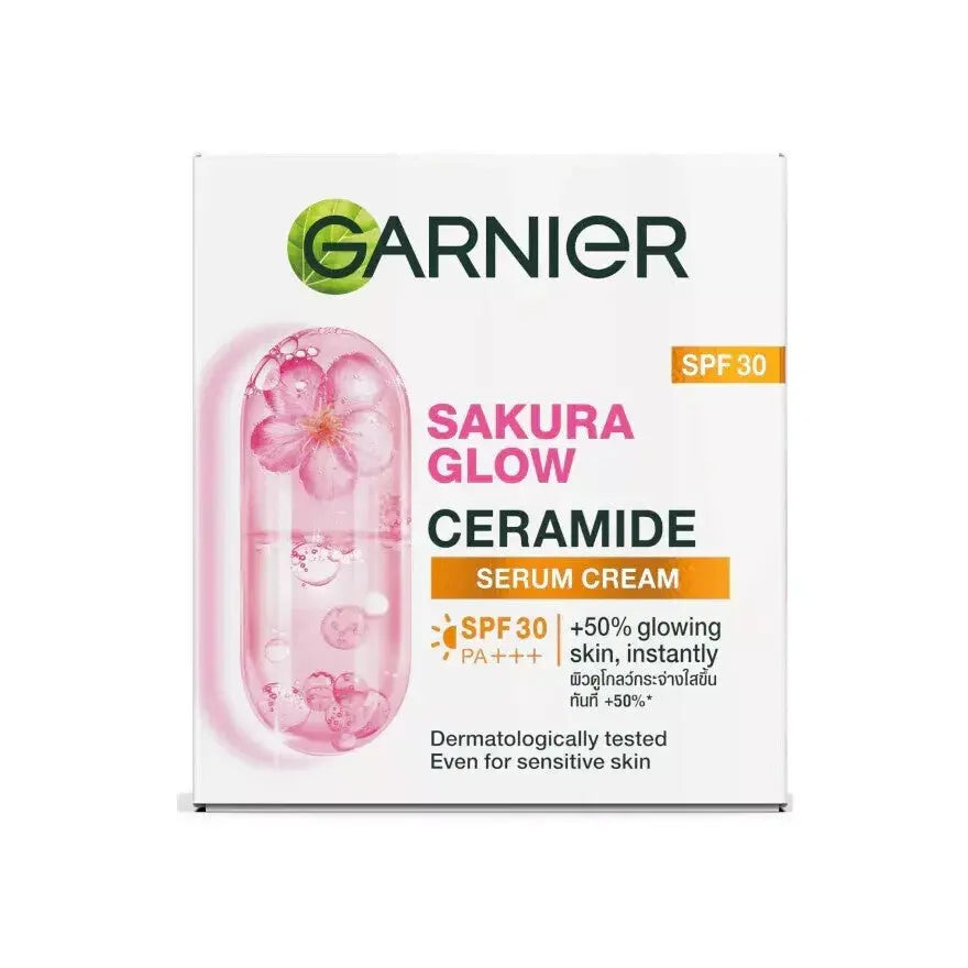 Garnier Sakura Glow Ceramide Serum Cream SPF 30 Trendy