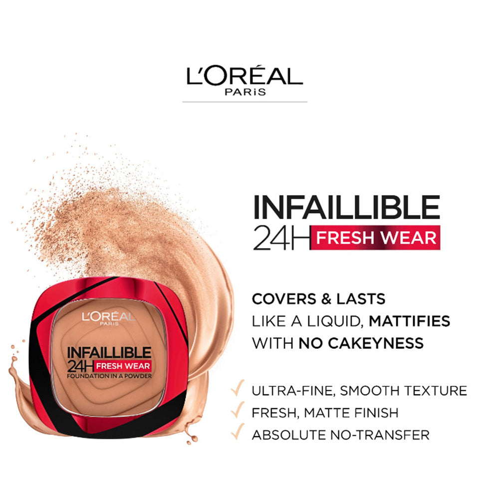 L'Oréal Paris Infallible 24H Fresh Wear Foundation in a Powder