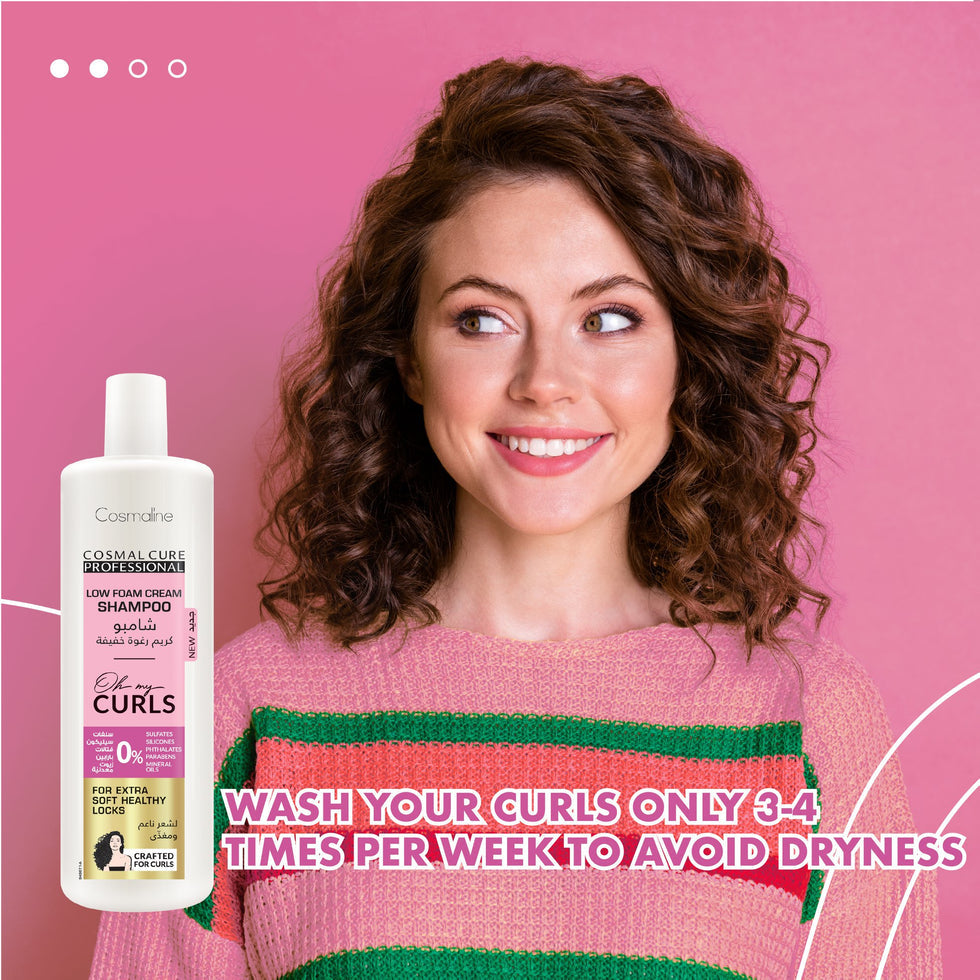 Cosmaline Oh My Curls Low Foam Cream Shampoo